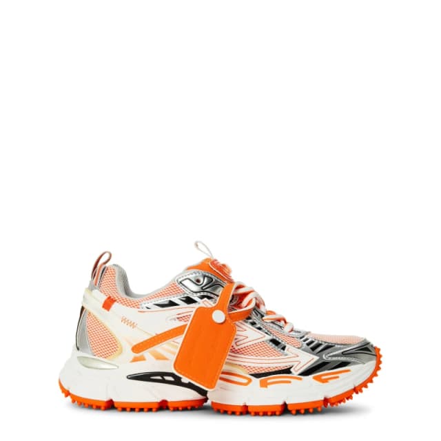 Off White Womens Be Right Back Low-Top Trainers PeachOrange/Wht female 3 (36)