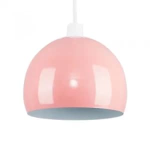 Mini Arco Pendant Shade In Dusty Pink