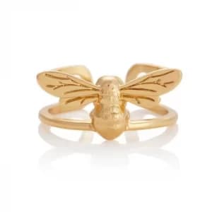 Olivia Burton Lucky Bee Yellow Gold Tone Ring