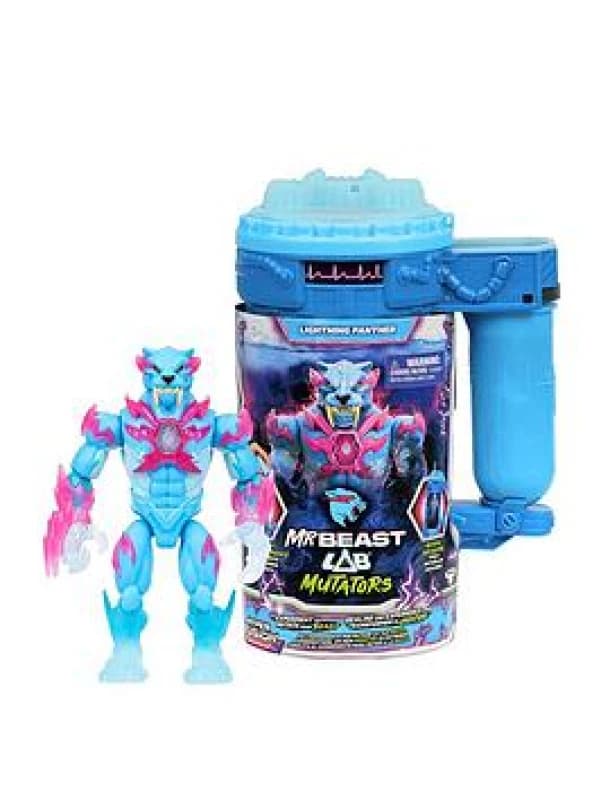 MrBeast Lab Hyper Fusion Mutators Experiment & Create The Lightning Panther Add Mutation Fluid Press The Fingerprint Scanner & Reveal The Panther