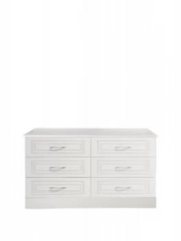 Consort Dorchester Ready Assembled 3 + 3 Drawer Chest