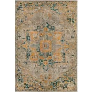 Colores Cloud CO02 Arabesque 200cm x 300cm Rectangle - Yellow and Ivory and Multicoloured