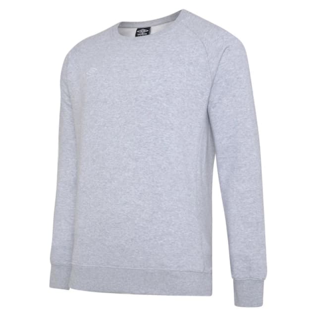 Umbro Club Leisure Sweatshirt in Pale Grey Size: 11-12 Years Pale Grey Unisex 11-12 Years