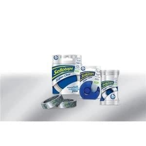 Sellotape Super Clear Extra Sticky Tape Roll 18mm x 15m Pack of 6