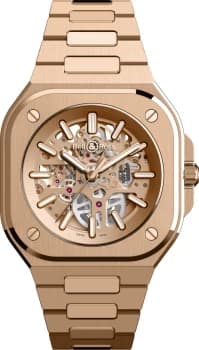 Bell & Ross Watch BR 05 Skeleton Gold Bracelet Limited Edition
