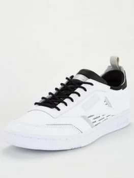 Reebok Club C Ree:Dux - White/Black/Silver, Size 6, Men
