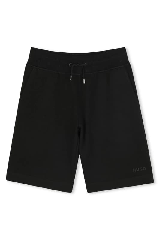 Hugo Mens Logo Short Black Size: 16 Years Black Male 16 Years