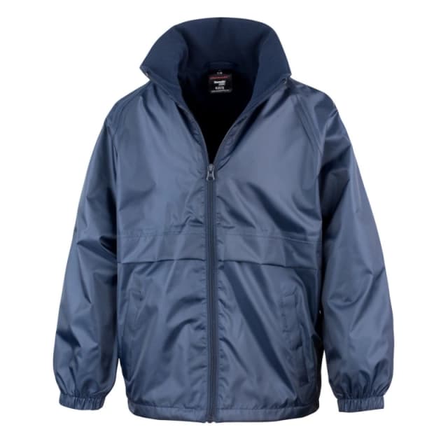 Result Core Microfleece Lined Jacket in Navy Size: 3-4 Years Navy Unisex 3-4 Years