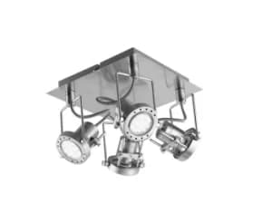 SPOT LED 4 Light Spotlight Clusters Nickel 400lm 2700K 25x25x16cm