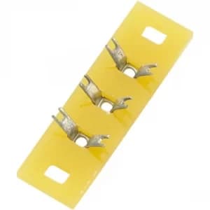 Tru Components Terminal Strip 3 Poles Epoxy 30 x 9 x 1.5mm