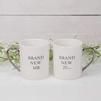 Amore By Juliana Mug Set Pair - Brand New Mr & Mrs