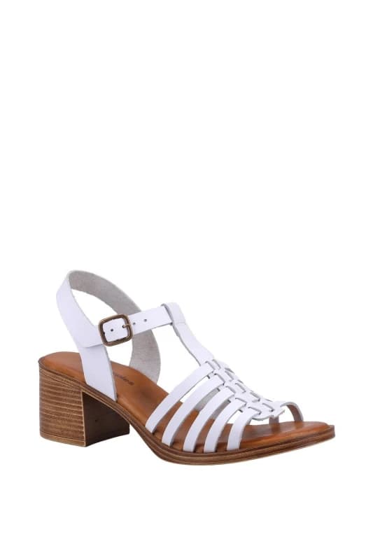 Hush Puppies Womens Greta Sandal in White Size: 4 White Female 4