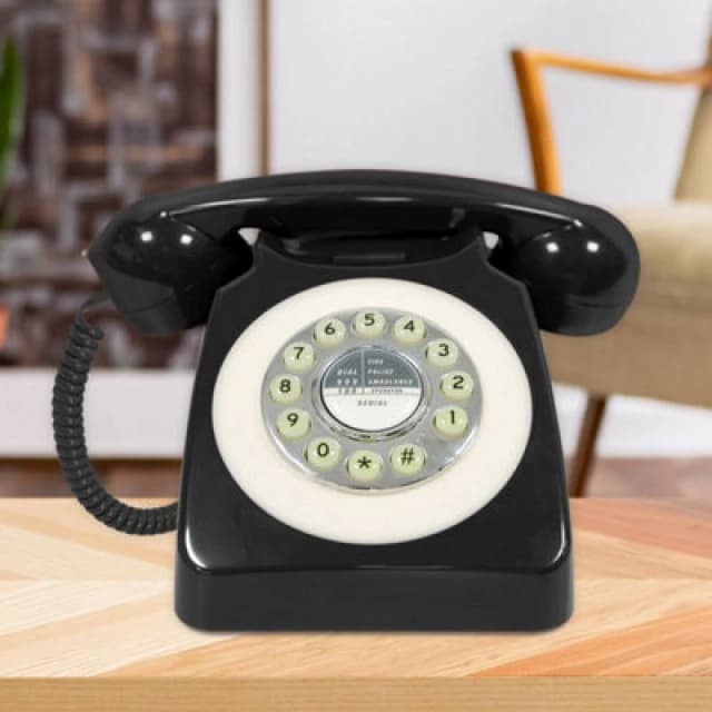 Benross Retro Black Telephone 44520
