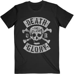 The Clash - Death or Glory Unisex Large T-Shirt - Black