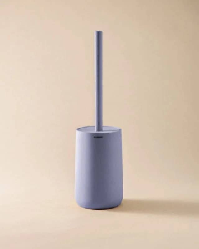 Cosmic Toilet Brush, Free-Standing, Polyresin Soft Touch, Lavander, Saona Collection