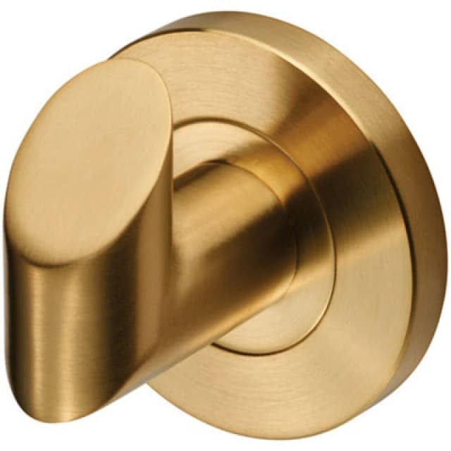 Loops Single Bathroom Robe Hook on Concealed Fix Rose 44.5mm Proj Satin PVD Multi