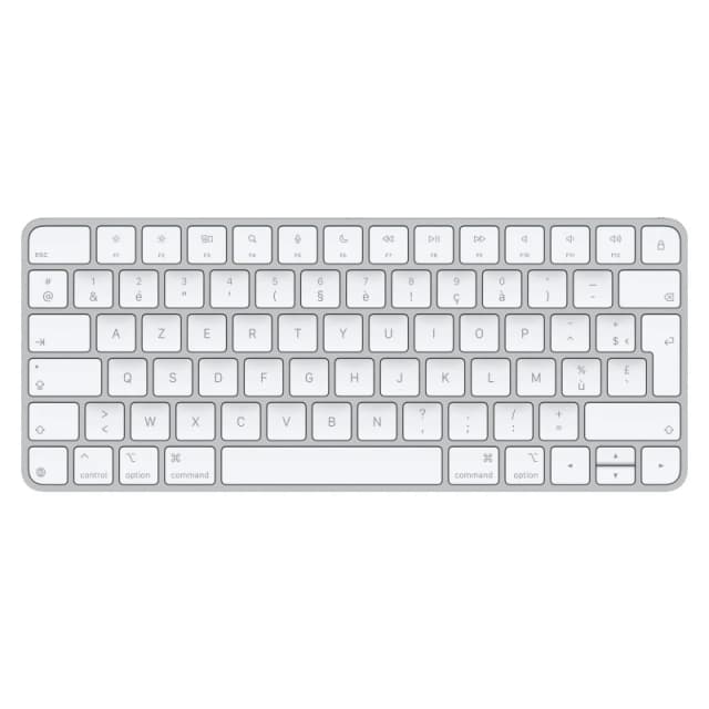 Apple Apple Magic keyboard Universal USB + Bluetooth AZERTY French White MXCL3F/A