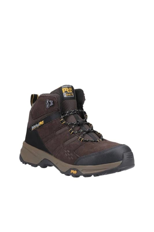 Timberland Pro Mens Switchback Safety Boot in Dark Brown Size: 6.5 Dark Brown Male 6.5
