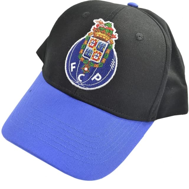FC Porto Mens Crest Baseball Cap in Black Male One Size
