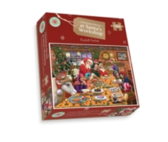 Christmas Dinner at Santa's Workshop 1000 Piece Puzzle General merchandise