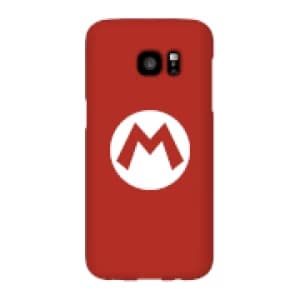 Nintendo Super Mario Mario Logo Phone Case - Samsung S7 Edge - Snap Case - Gloss