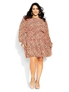 City Chic Aurora Dress - Multi, Size 16, Women