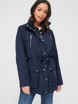 Wallis Lightweight Jacket - Navy, Size 10, Women
