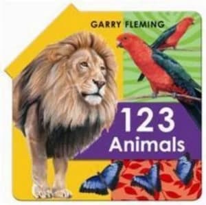 123 Animal Fold Out Book by Garry Fleming Hardback