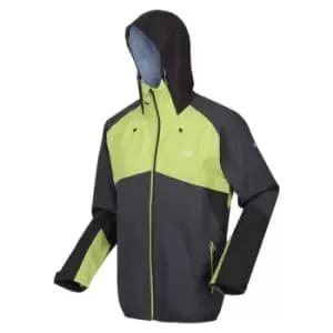 Regatta Deserto Waterproof Shell Jacket - SlGry/GrnAlg