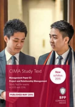 Cima E2 Project and Relationship Management by Bpp Learning Media Paperback