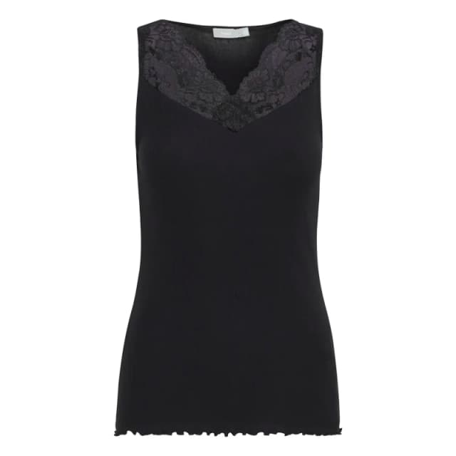 fransa Womens tank top fransa Hizamond 19 Noir Female 2XL