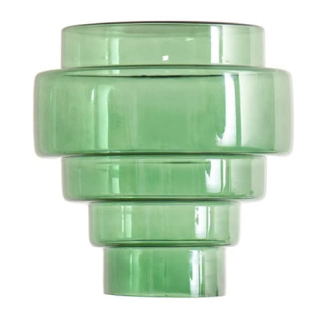 ValueLights ValueLights Lane Glass 5 Tier Layered Easy Fit Ceiling Pendant Lamp Shade in Bright Green Bright Green One Size Unisex 5016529272649