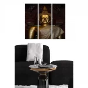 MDF2157392 Multicolor Decorative MDF Painting (3 Pieces)