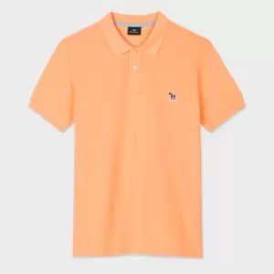 Paul Smith Mens Reg Fit Ss Polo Shirt Zebra