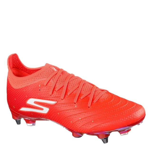 Skechers SKX 01 Soft Ground Football Boots Coral male 6 (39.5)
