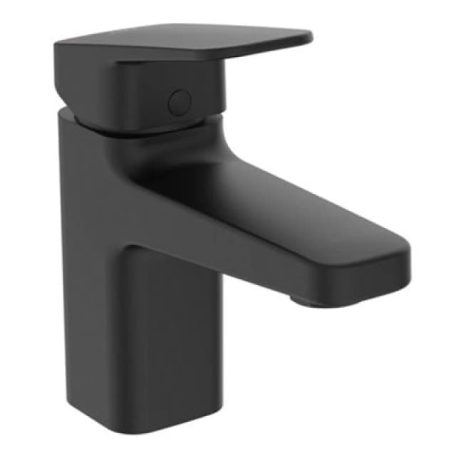 Ideal Standard Ceraplan Standard Black Square Basin Mono Mixer Tap