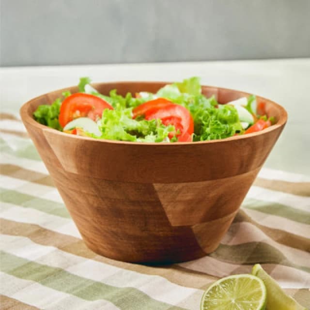 Premier Housewares Socorro Acacia Wood Salad Bowl Natural