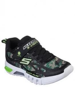 Skechers Boys Flex Glow Trainers - Camo