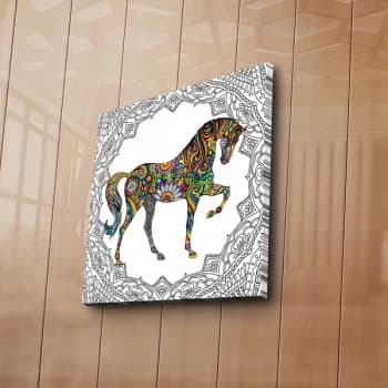 BOYA-11 - No Pen Multicolor Paintable Decorative Canvas Painting