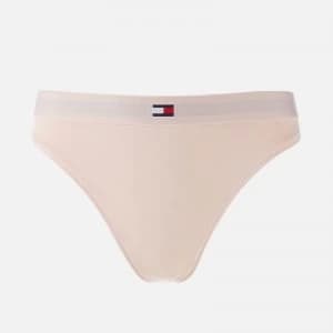 Tommy Hilfiger Womens High Leg Brazilian Knickers - Pale Blush - XS