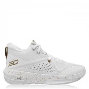 Urban Armor Gear Stephen Curry 3 Zero Mens Basketball Shoes - White