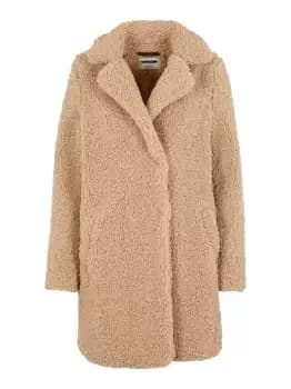 NOISY MAY Teddy Jacket Women Beige