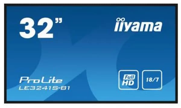 iiyama LE3241S-B1 Signage Display Digital signage flat panel 80cm (31.5") 350 cd/m Full HD Black 18/7