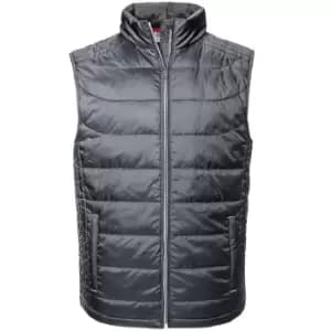 Russell Mens Nano Padded Bodywarmer (L) (Iron)