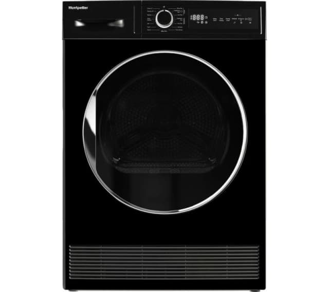 Montpellier MTDC8SDK 8KG Condenser Tumble Dryer - Black 5060617984259