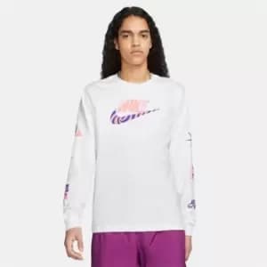 Nike Sportswear Longsleeve T-Shirt Mens - White