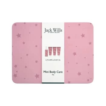 Jack Wills Mini Body Care Tin Set - Pink