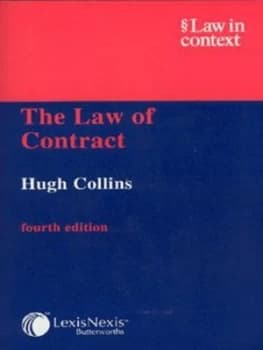 The Law of Contract by Hugh Collins Book