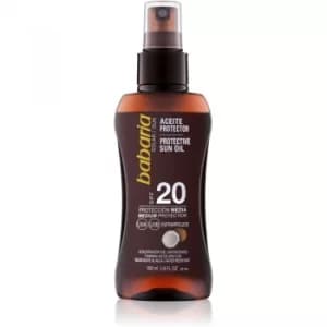 Babaria Sun Protective Sun Oil In Spray SPF 20 100ml