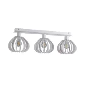 Nicoleta Ceiling Spotlight Bar White, 62cm, 3x E27